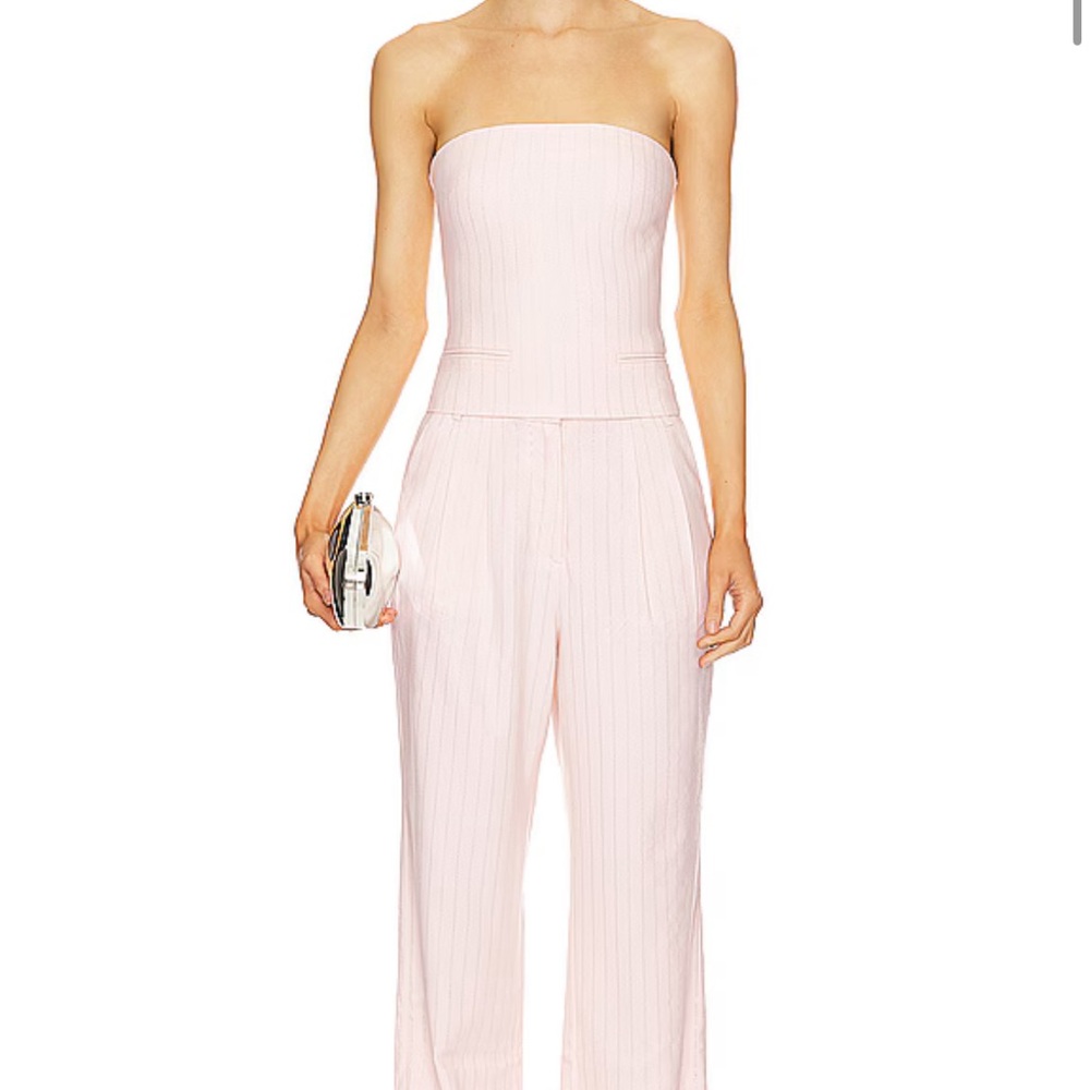 Pink Pinstripe Pants Lovers and Friends Revolve